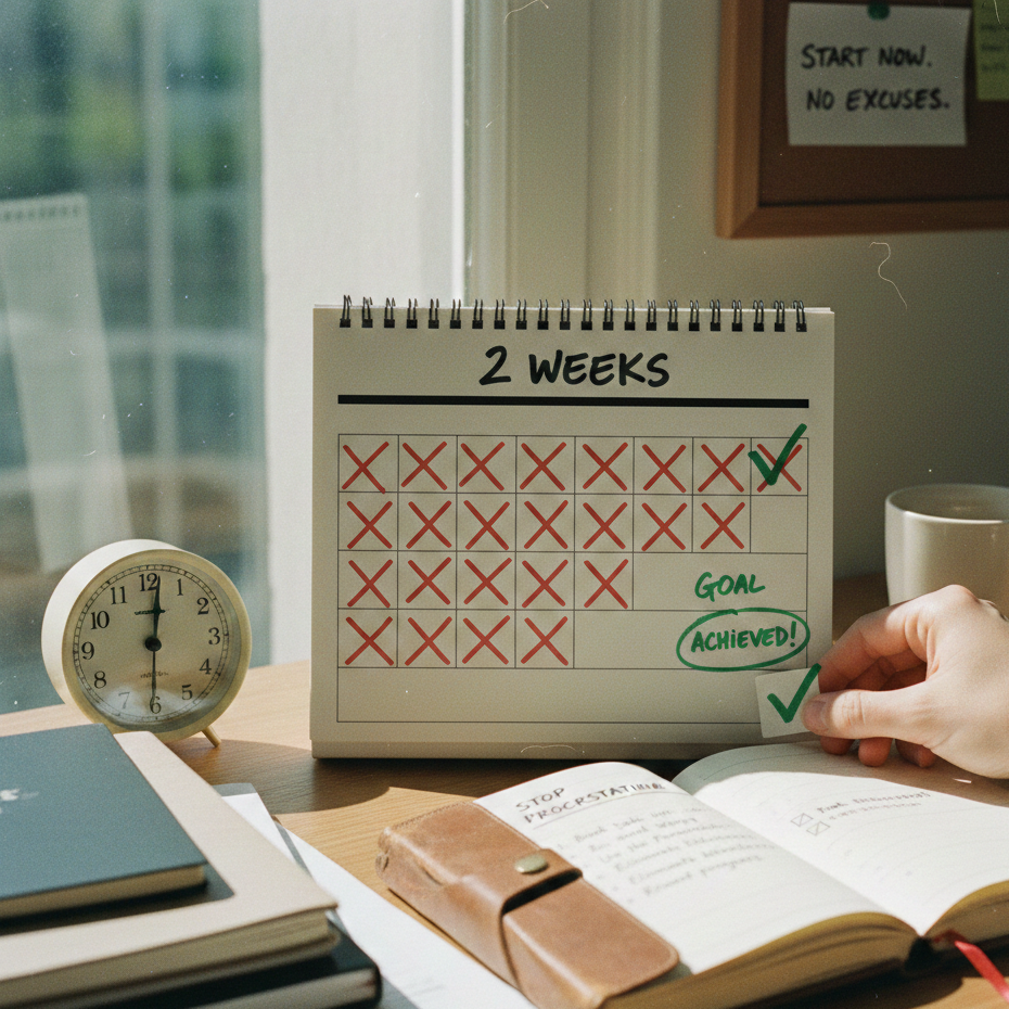 How to Stop Procrastinating in 2 Weeks